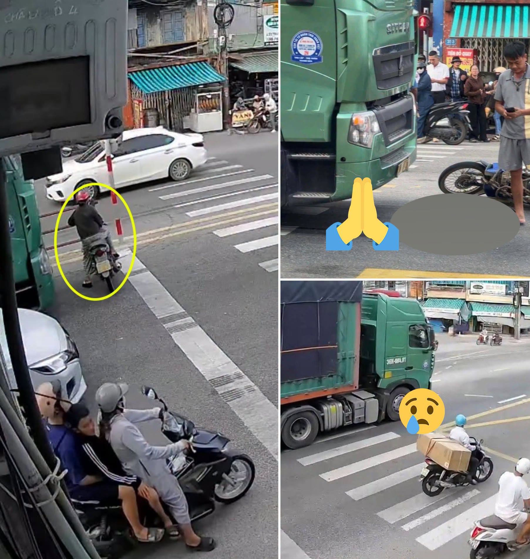 Trích camera: TNGT 1 ng TV t;ạj chỗ, … đi như này thì chịu rồi