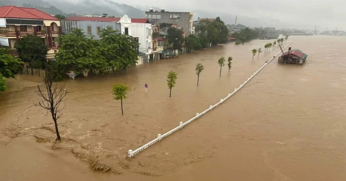 Lũ trên các sông, suối Bắc bộ có thể dâng 2 – 4 m, Lào Cai cảnh báo cao nguy cơ lũ quét và sạt lở đất