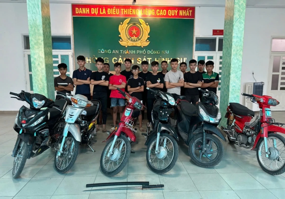 Tóm gọn nhóm ‘quái xế’ múa dασ gây ηáo loạη trung tâm TP Đồng Nai