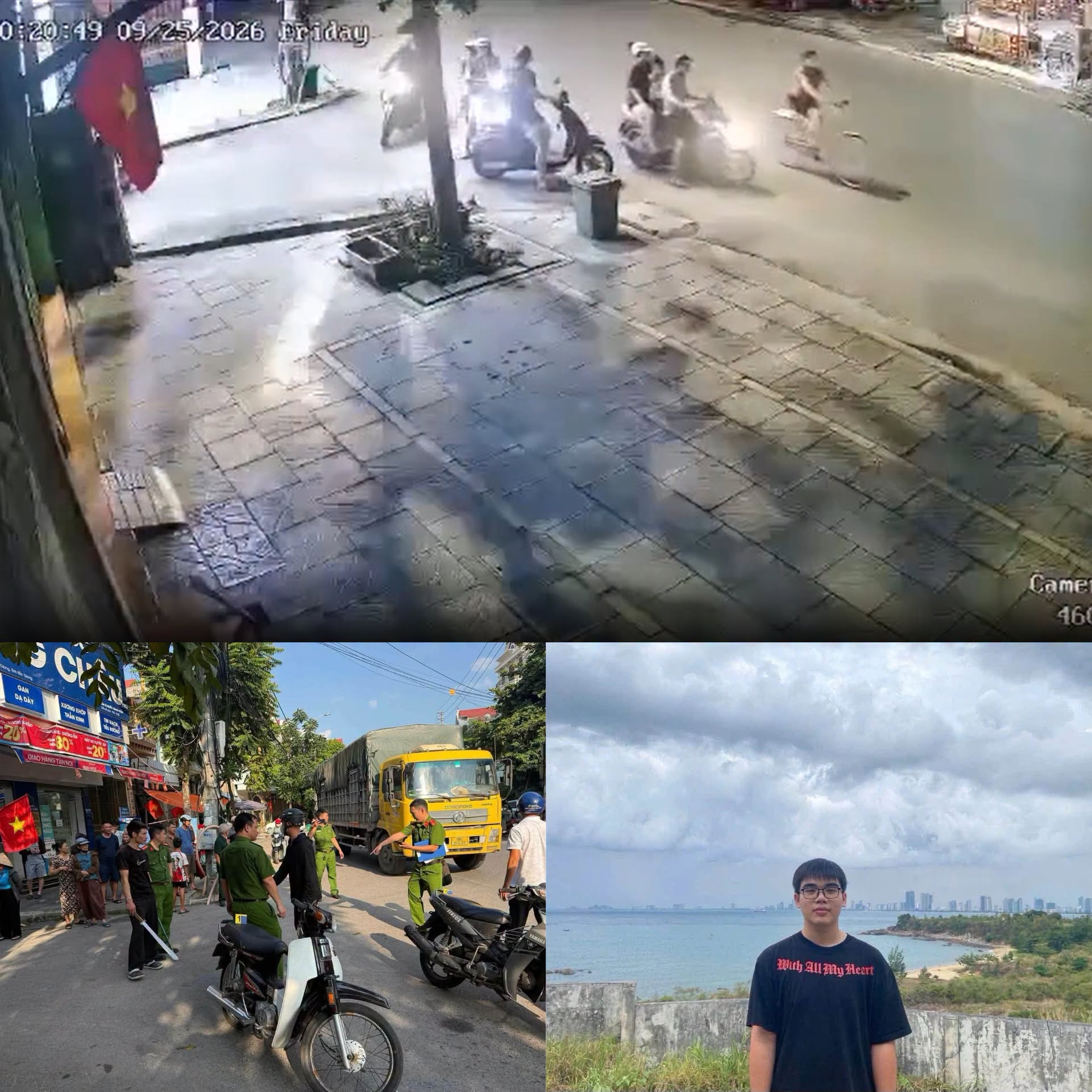 Dĩnh Kế, Bắc Giang cũ: Bị phát hiện 2 tên trộm quay lại tấn công người ngay giữa phố