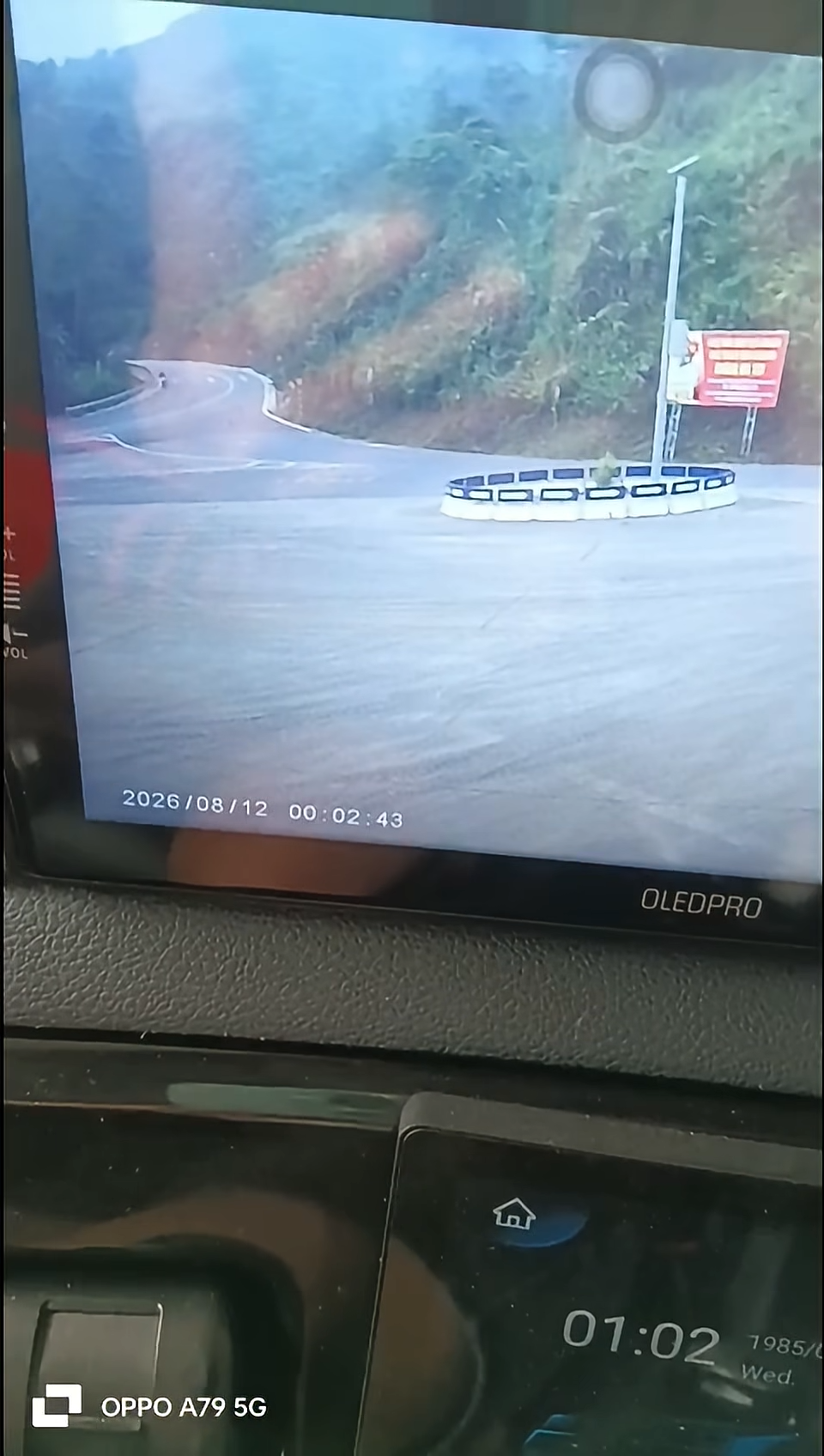 Camera ghi lại vụ TNGT sáng nay đoạn đầu đường Quý Xa hướng Văn Bàn đi Lào Cai